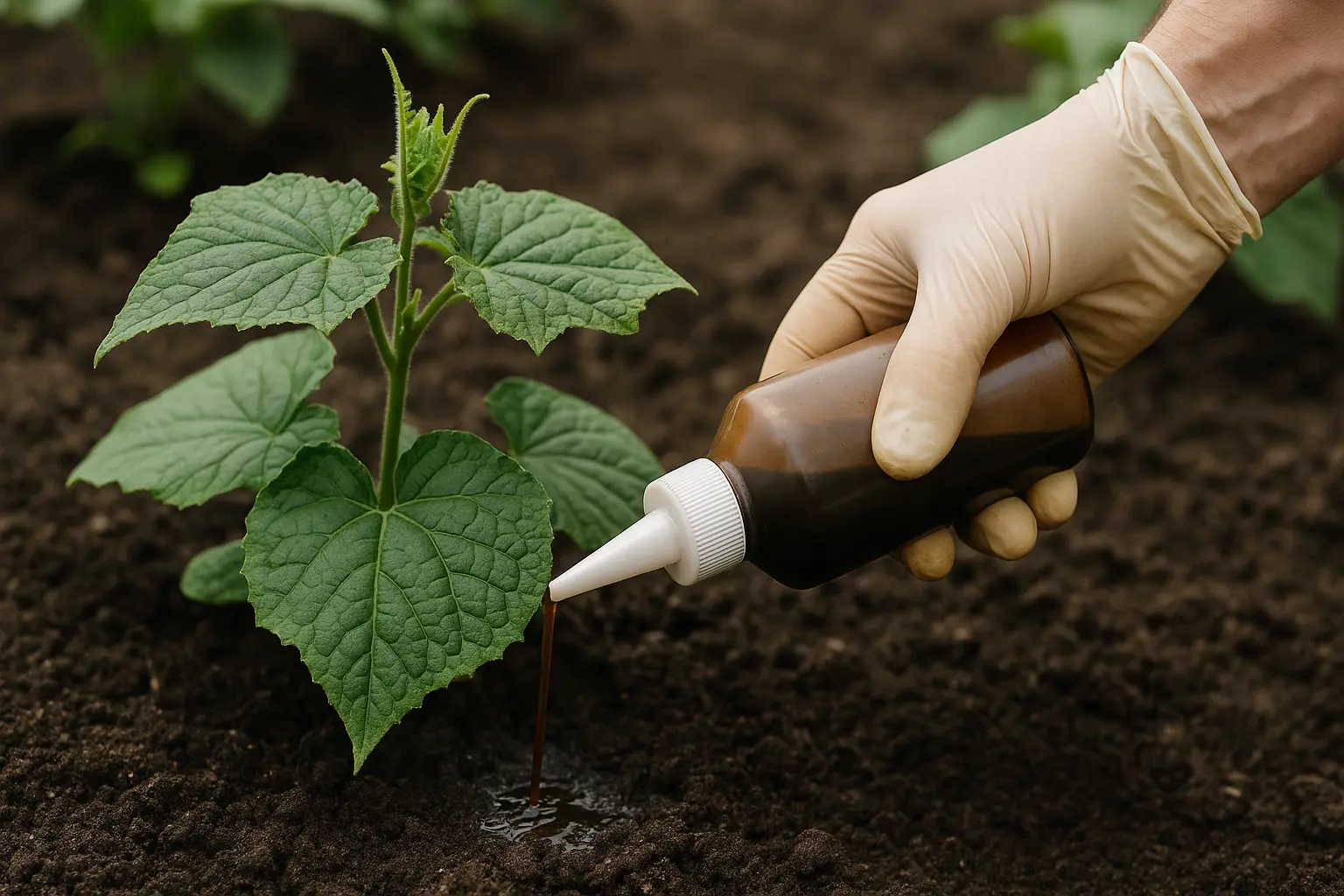 a que plantas se aplica el humus liquido