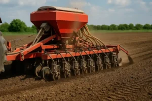 como funciona una sembradora