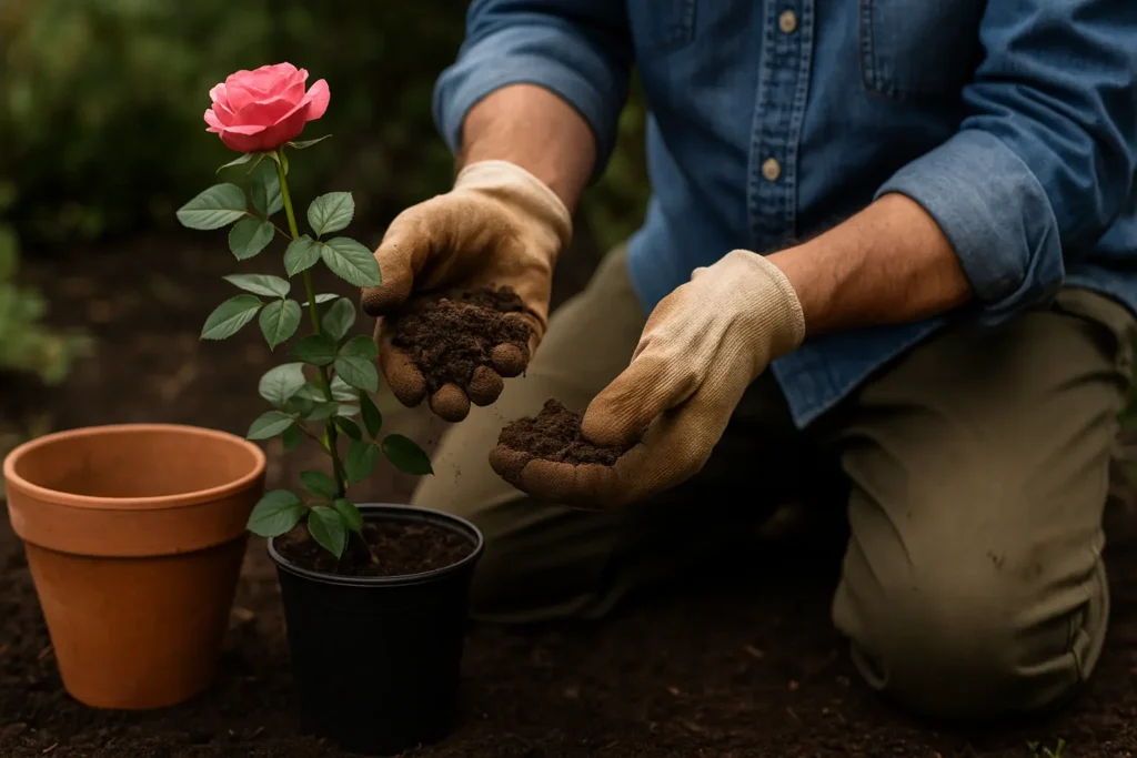 como sembrar rosas en casa