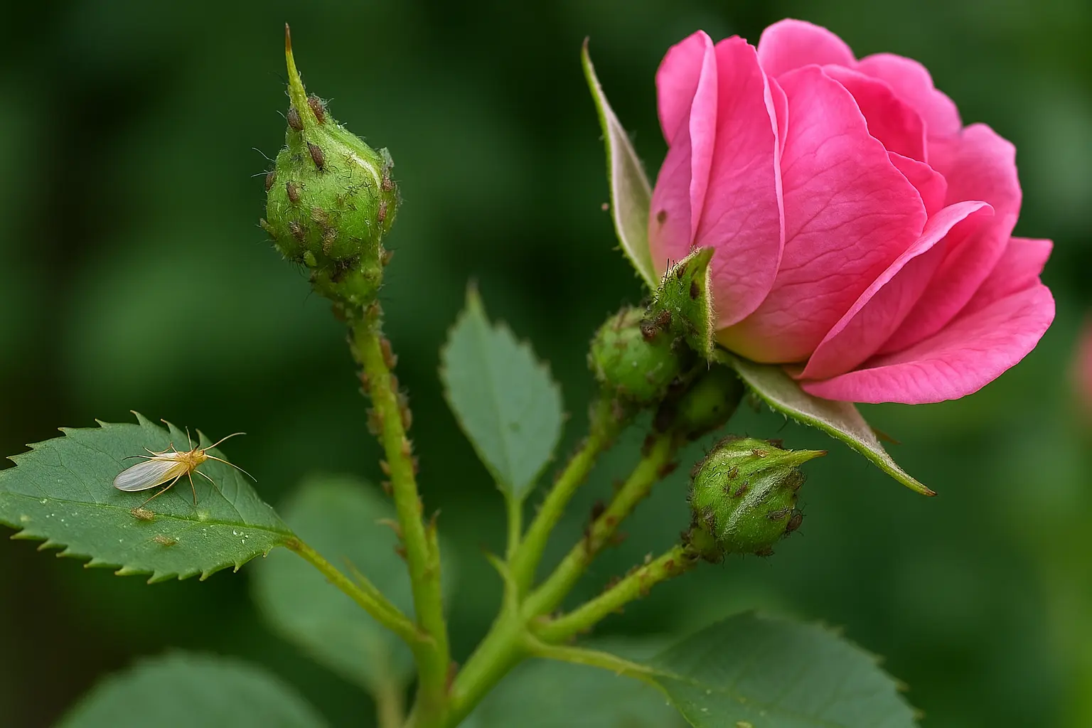 principales plagas de las rosas