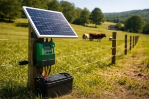 como instalar una cerca electrica para ganado con panel solar