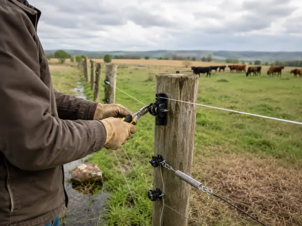 Mantenimiento de Cerca Eléctrica Ganadera